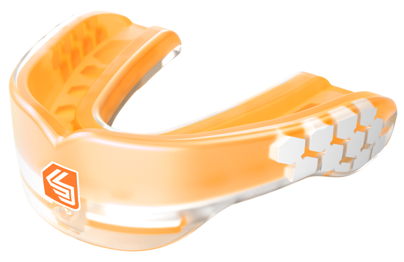 Shock Doctor Big Kids' Gel Max Power Flavor Fusion Mouthguard - ORANGE